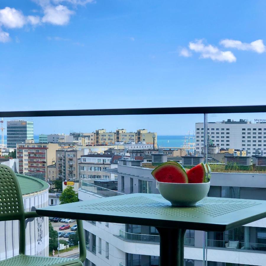 Apartamento Tlusta Mewa Sea View Gdynia Exterior foto