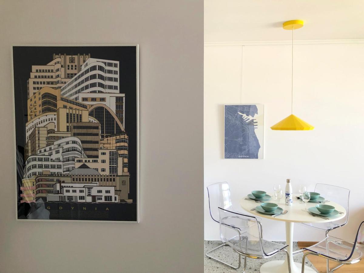 Apartamento Tlusta Mewa Sea View Gdynia Exterior foto